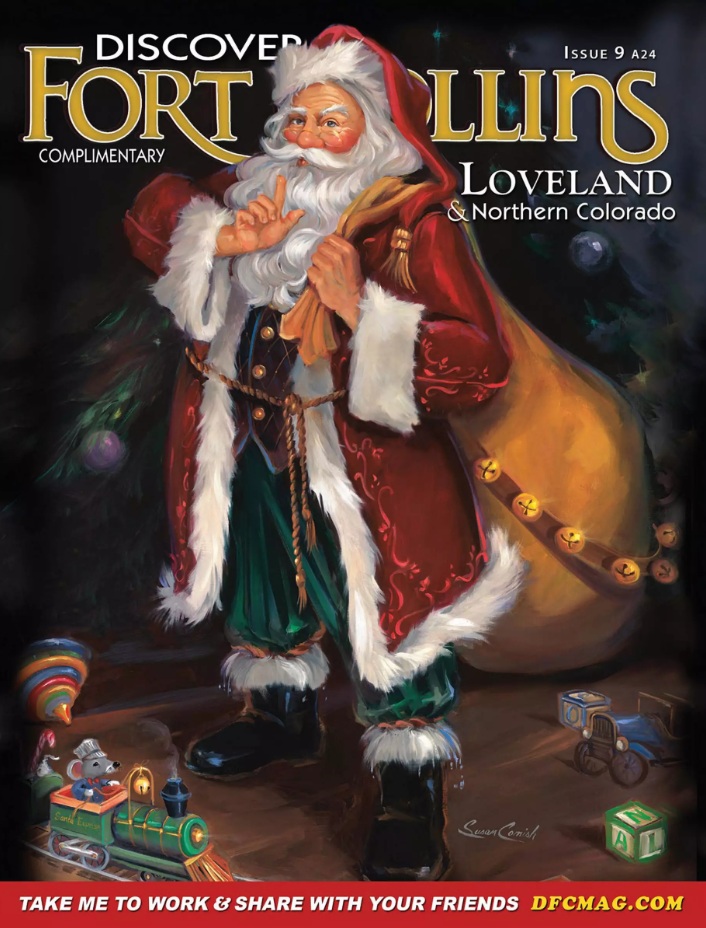 2024 Issue 9 "Shhh Santa" by Susan Comish